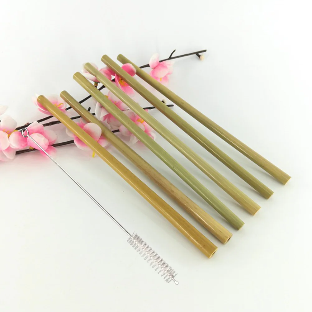 13Pcs Bamboo Straw Set Biodegradable Reusable Drinking Straws Eco Alternative for Kids Adults
13Pcs Bamboo Straw Set Biodegradable Reusable Drinking Straws Eco Alternative for Kids Adults