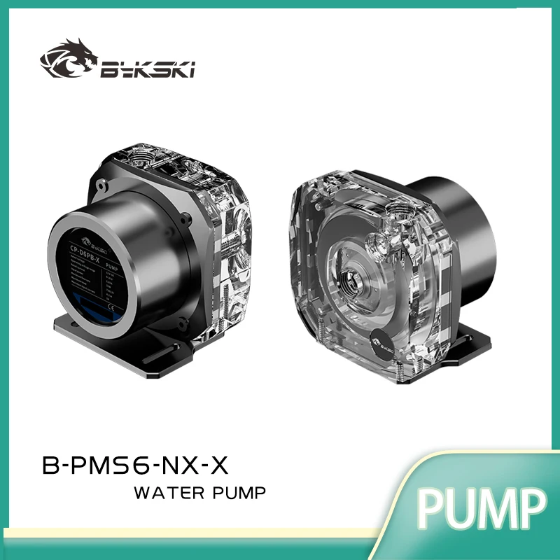 Bykski B-PMS6-NX-X PWM Automatic Speed Control Pump Water Cooling System Maximum Flow 720L/H Compatible D5 Pump Black Cover
Bykski B-PMS6-NX-X PWM Automatic Speed Control Pump Water Cooling System Maximum Flow 720L/H Compatible D5 Pump Black Cover