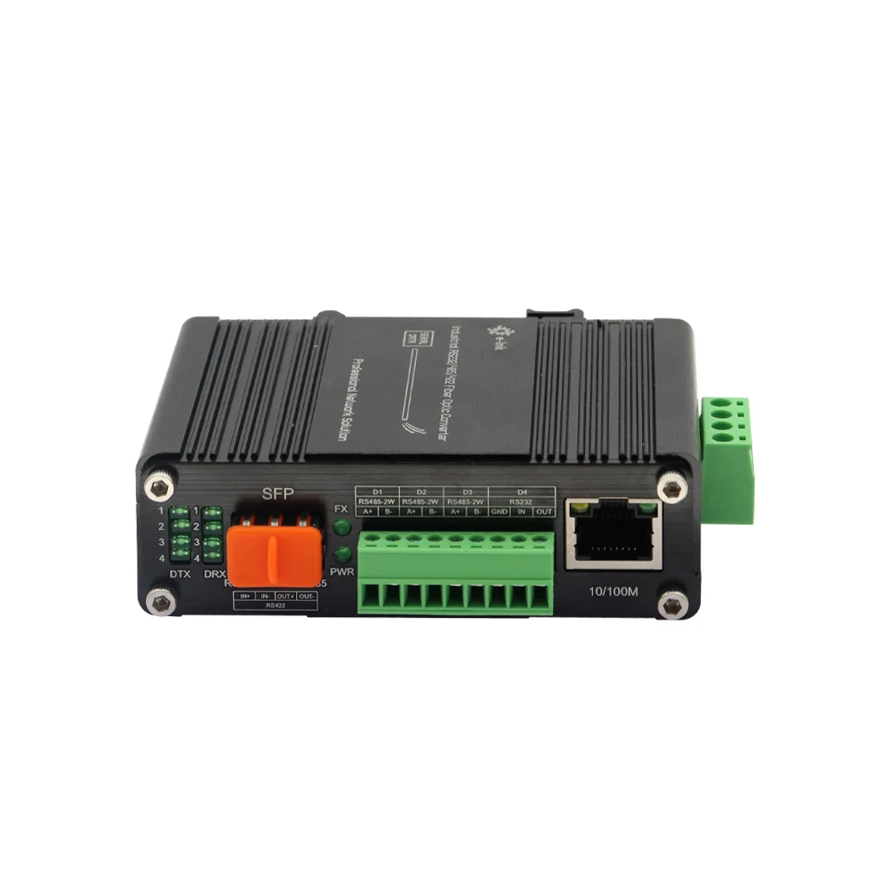 Industrial 10/100/1000Base-T to 1000Base-X SFP Media Converter
Industrial 10/100/1000Base-T to 1000Base-X SFP Media Converter