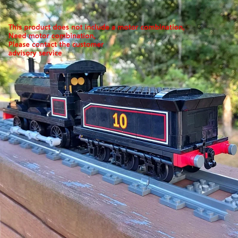 Black Retro Steam Locomotive Building Blocks MOC Retro Train Model With Tender Compatible With Bricks Gift For Kids & Collectors
Black Retro Steam Locomotive Building Blocks MOC Retro Train Model With Tender Compatible With Bricks Gift For Kids & Collectors