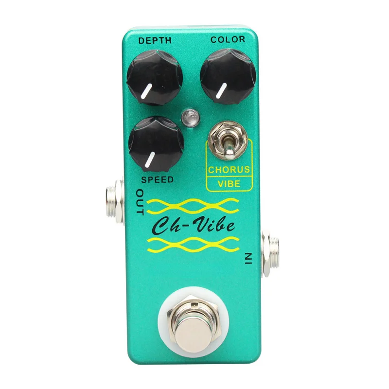 Chorus Vibe Effect Pedal Guitar Effects Pedal Single Mini Effect Pedal Musical Instrument Guitar Parts and Accessories
Chorus Vibe Effect Pedal Guitar Effects Pedal Single Mini Effect Pedal Musical Instrument Guitar Parts and Accessories