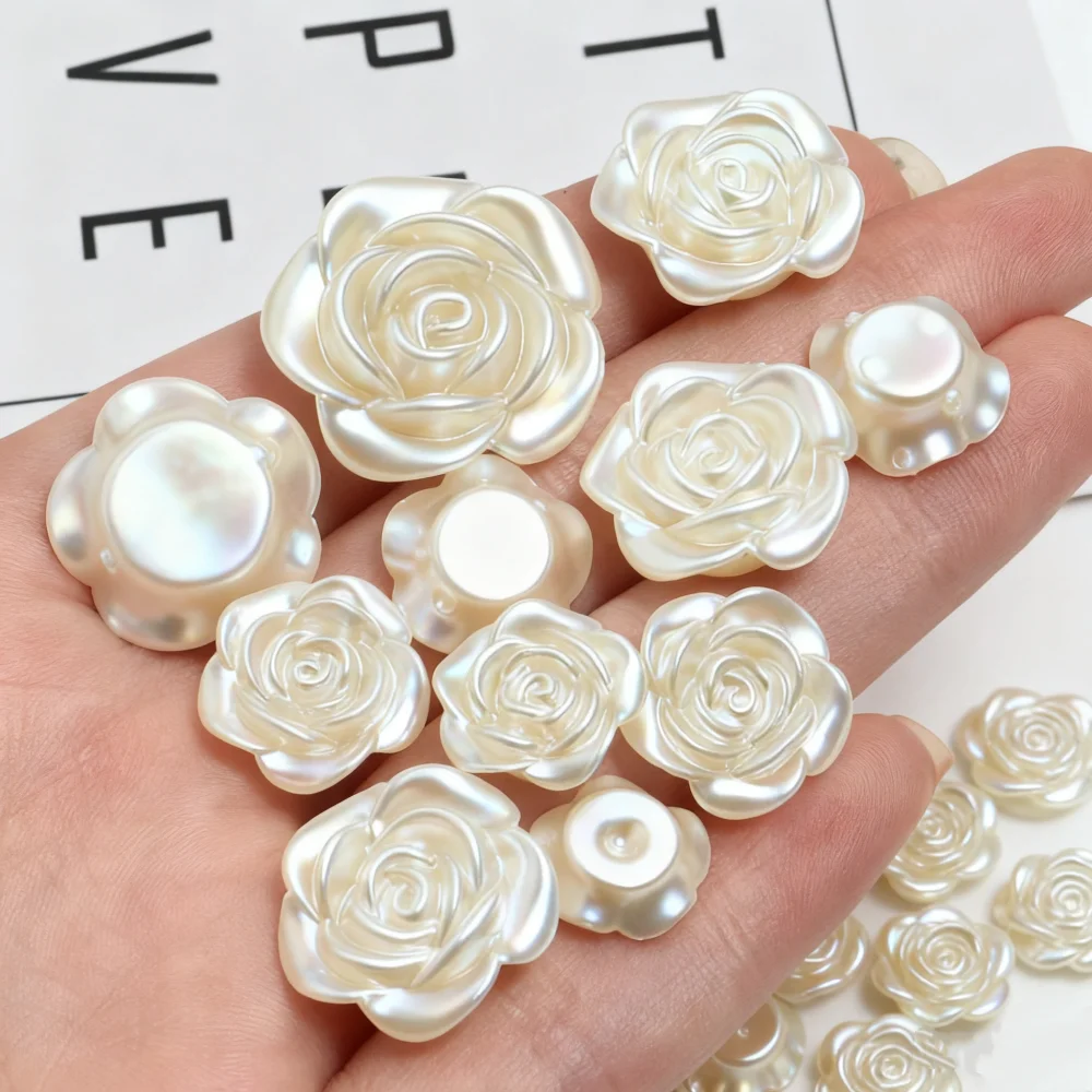 12-18mm Rose Shaped Women Shirt Knitted Buttons Plastic Pearl Buttons Sewing DIY Supplies Handmade Accessories
12-18mm Rose Shaped Women Shirt Knitted Buttons Plastic Pearl Buttons Sewing DIY Supplies Handmade Accessories