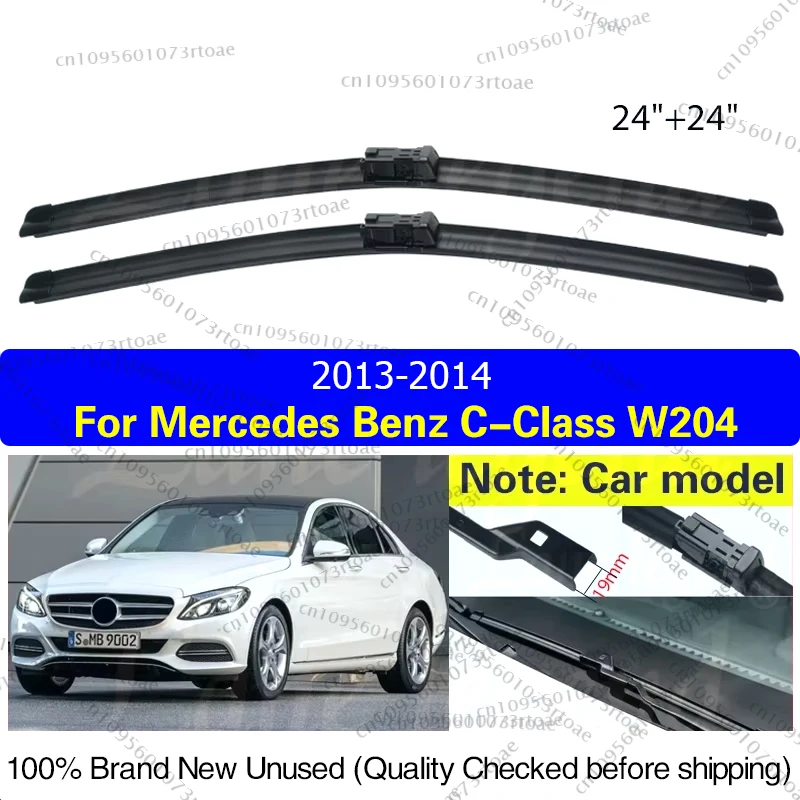 Car Front Wiper Blade For Mercedes-Benz C-Class W204 2013 2014 Soft Rubber Cleaning Windscreen Windshield Rain Brush 24"+24"
Car Front Wiper Blade For Mercedes-Benz C-Class W204 2013 2014 Soft Rubber Cleaning Windscreen Windshield Rain Brush 24"+24"