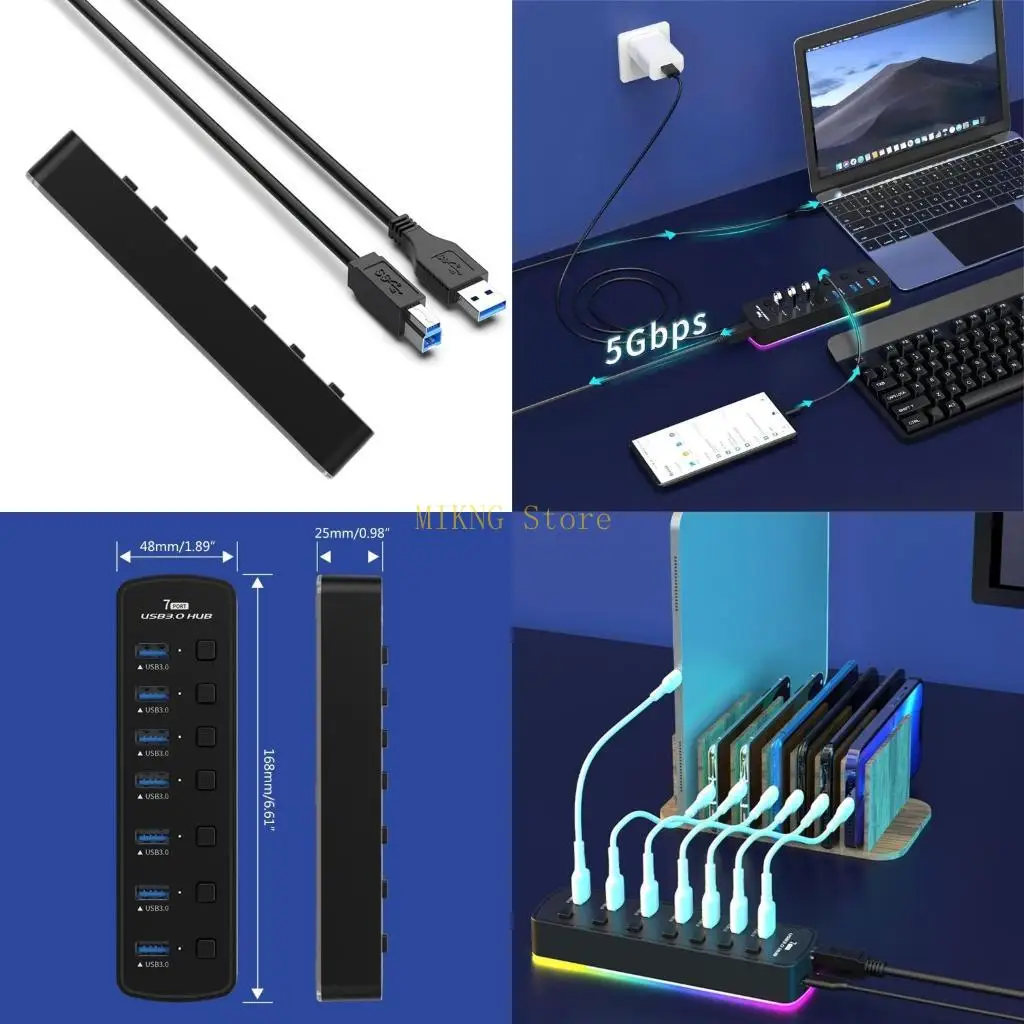 Fast USB3.0 Hub Desktop USB Adapter 7 in 1 Docking Station with Fast Charging best sale
Fast USB3.0 Hub Desktop USB Adapter 7 in 1 Docking Station with Fast Charging best sale