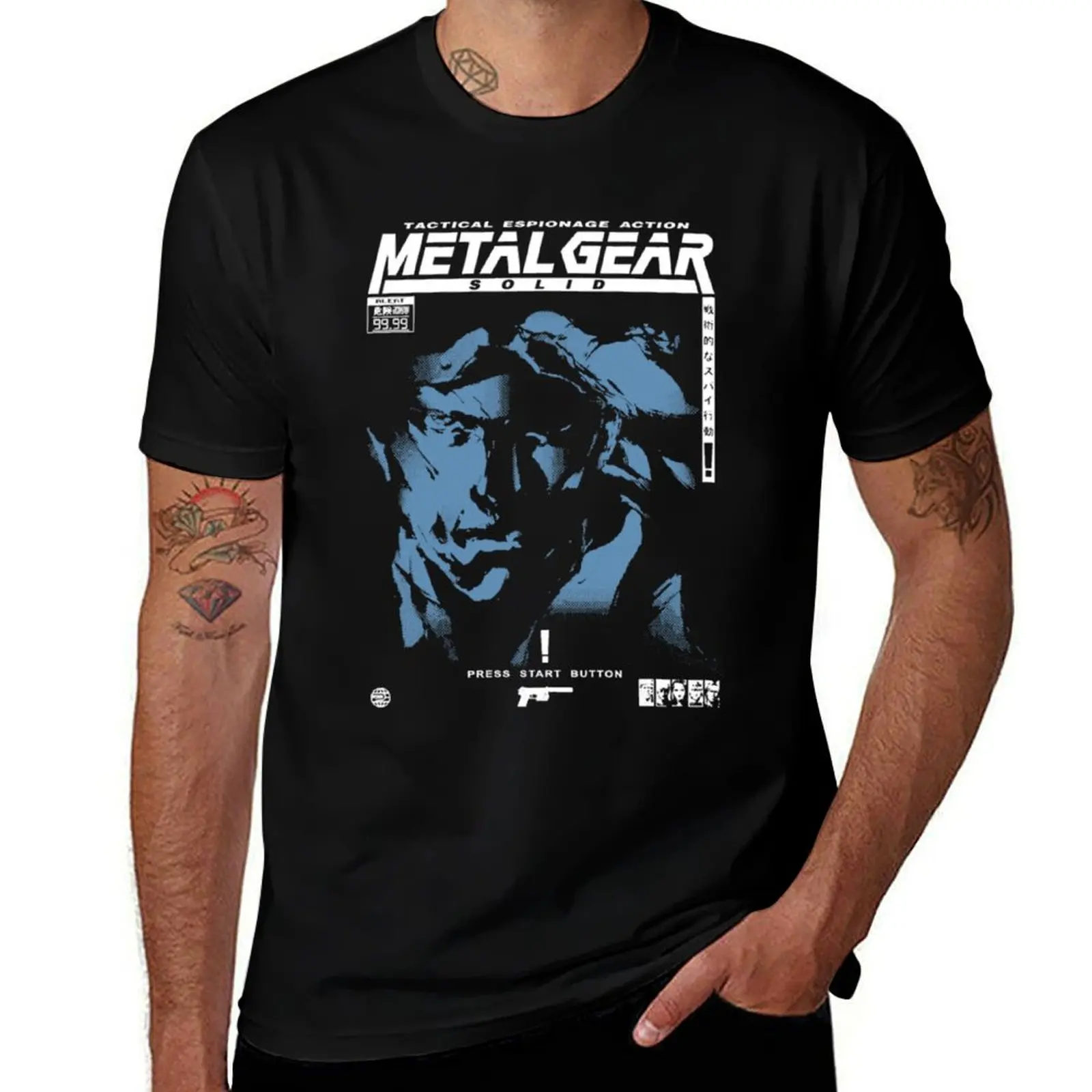 METAL GEAR SOLID Solid Snake Metal Gear T-Shirt shirts graphic Man t-shirt funny meme t-shirts Short sleeve tee men
METAL GEAR SOLID Solid Snake Metal Gear T-Shirt shirts graphic Man t-shirt funny meme t-shirts Short sleeve tee men