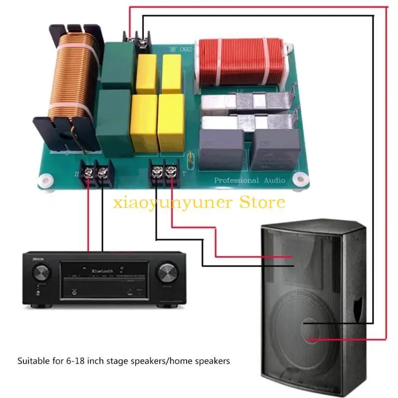 P9JB PA280 2-полосные кроссоверы, делитель частоты 800 Вт для модификации динамиков своими руками, делитель частоты частот, 2
P9JB PA280 2-полосные кроссоверы, делитель частоты 800 Вт для модификации динамиков своими руками, делитель частоты частот, 2