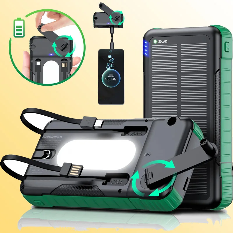 20000 мАч Ручная солнечная батарея Водонепроницаемое портативное зарядное устройство Powerbank для IPhone 16 Samsung Xiaomi Внешняя запасная батарея
20000 мАч Ручная солнечная батарея Водонепроницаемое портативное зарядное устройство Powerbank для IPhone 16 Samsung Xiaomi Внешняя запасная батарея