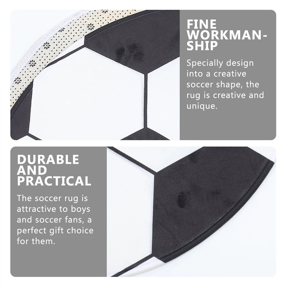 Football Pattern Round Floor Mat Decorative Rug for Home Office Gaming Chair Computer Desk Carpet Chair Floor Protector Living
Football Pattern Round Floor Mat Decorative Rug for Home Office Gaming Chair Computer Desk Carpet Chair Floor Protector Living