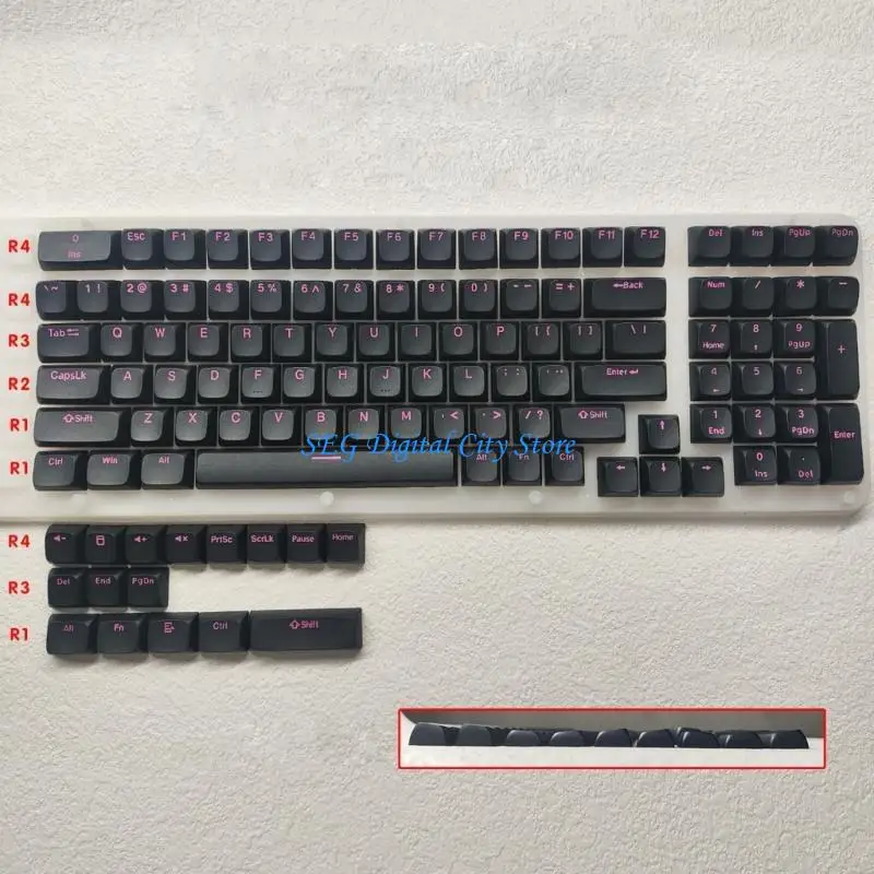 U75B Black Knight 115Key Keycap EDMs Height Double Shot Molded PBT Keycap for Professional Typists and Gamers
U75B Black Knight 115Key Keycap EDMs Height Double Shot Molded PBT Keycap for Professional Typists and Gamers