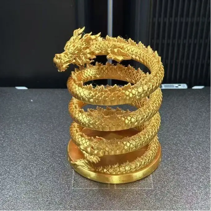 Creative 3D Printed Dragon Ornaments for Stationery Storage Desktop Crafts Lucky Feng Shui Plastic Pen Holder Figurines Gifts
Creative 3D Printed Dragon Ornaments for Stationery Storage Desktop Crafts Lucky Feng Shui Plastic Pen Holder Figurines Gifts