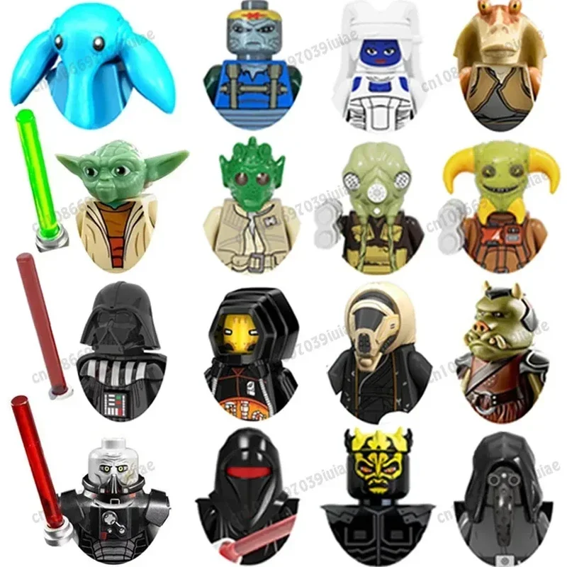 STAR WARS Count Dooku Obi-Wan Han Solo Robot Figure Toy Bricks Assembling Doll Building Blocks PG812 PG2239 PG666 PG738
STAR WARS Count Dooku Obi-Wan Han Solo Robot Figure Toy Bricks Assembling Doll Building Blocks PG812 PG2239 PG666 PG738