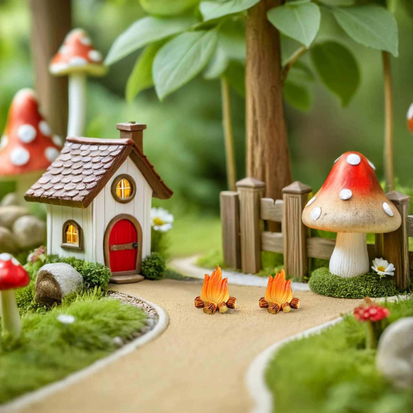 10Pcs Resin Fake Campfire Bonfire Decoration Miniature Fire Ornament Micro Scene Halloween Landscaping Halloween Miniatures 
10Pcs Resin Fake Campfire Bonfire Decoration Miniature Fire Ornament Micro Scene Halloween Landscaping Halloween Miniatures