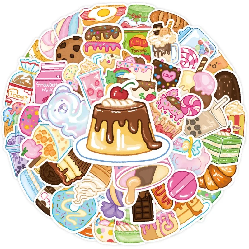 50sheet Cute Cartoon Anime Dessert Scrapbook Journal Sticker DIY Decor Candy Cake Stationery Sticker Student Supplies Kids Gift
50sheet Cute Cartoon Anime Dessert Scrapbook Journal Sticker DIY Decor Candy Cake Stationery Sticker Student Supplies Kids Gift
