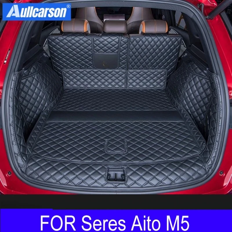 For Seres Aito M5 2023 2024 2025 Trunk Mats Leather Durable Cargo Liner Boot Carpets Full Coverage Car Accessories 6 pieces
For Seres Aito M5 2023 2024 2025 Trunk Mats Leather Durable Cargo Liner Boot Carpets Full Coverage Car Accessories 6 pieces