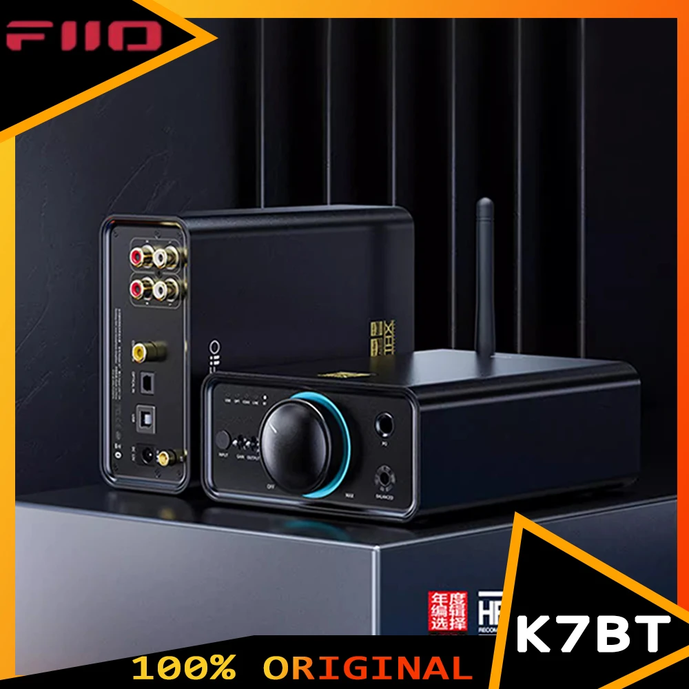 FiiO K7/K7BT HiFi Balanced DAC Headphone Amplifier AK4493S*2, XMOS XU208 PCM384kHz DSD256,USB/Optical/Coaxial/RCA Inputs Custom
FiiO K7/K7BT HiFi Balanced DAC Headphone Amplifier AK4493S*2, XMOS XU208 PCM384kHz DSD256,USB/Optical/Coaxial/RCA Inputs Custom