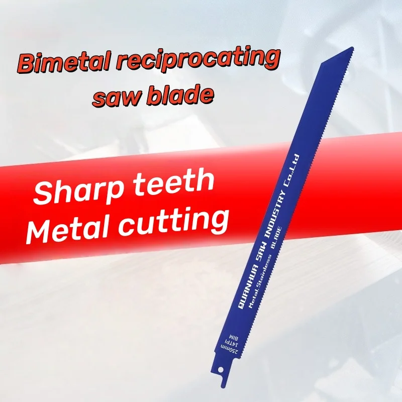 Reciprocating Saw Blade 250mm 14TPI Sabre Saw Blade Metal Wood Plastic Jigsaw Blade Cutting Extended Electric Saw Blade
Reciprocating Saw Blade 250mm 14TPI Sabre Saw Blade Metal Wood Plastic Jigsaw Blade Cutting Extended Electric Saw Blade
