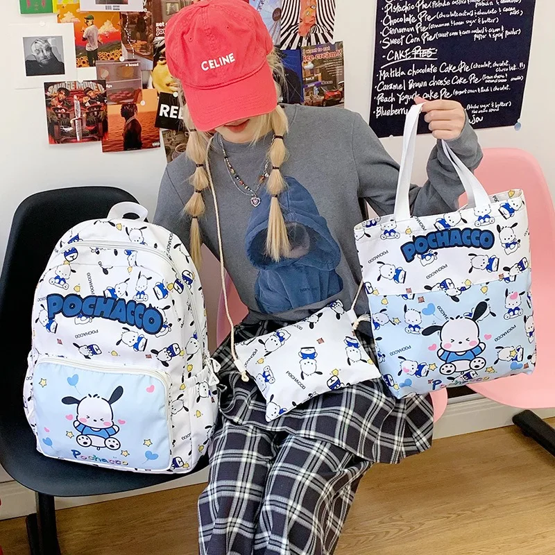 Sanrio Hello Kitty Culomi Large Capacity Practical School Bag Three-Piece Set College Bag Wear-Resistant Bag
Sanrio Hello Kitty Culomi Large Capacity Practical School Bag Three-Piece Set College Bag Wear-Resistant Bag