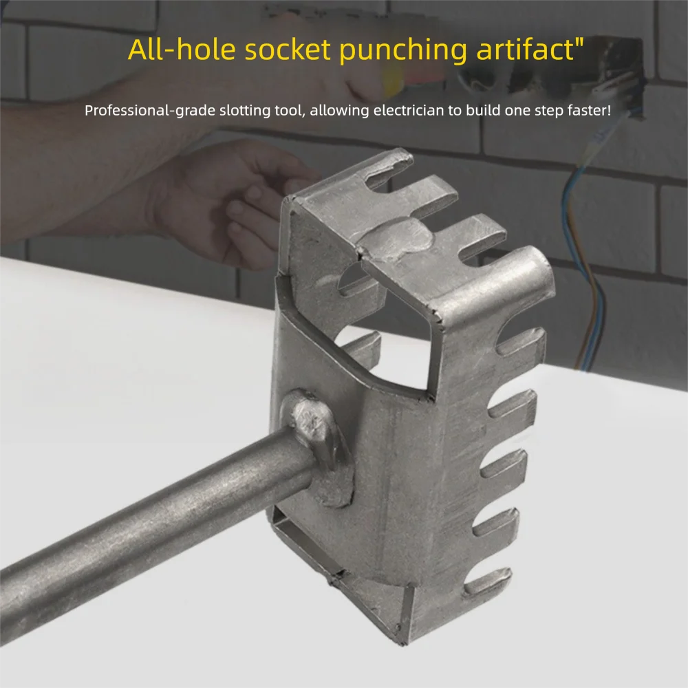 Portable Square Hole Punch Multi-function Rectangle Slot Tool Concrete Hole Bit Square Chip Removal Opening
Portable Square Hole Punch Multi-function Rectangle Slot Tool Concrete Hole Bit Square Chip Removal Opening