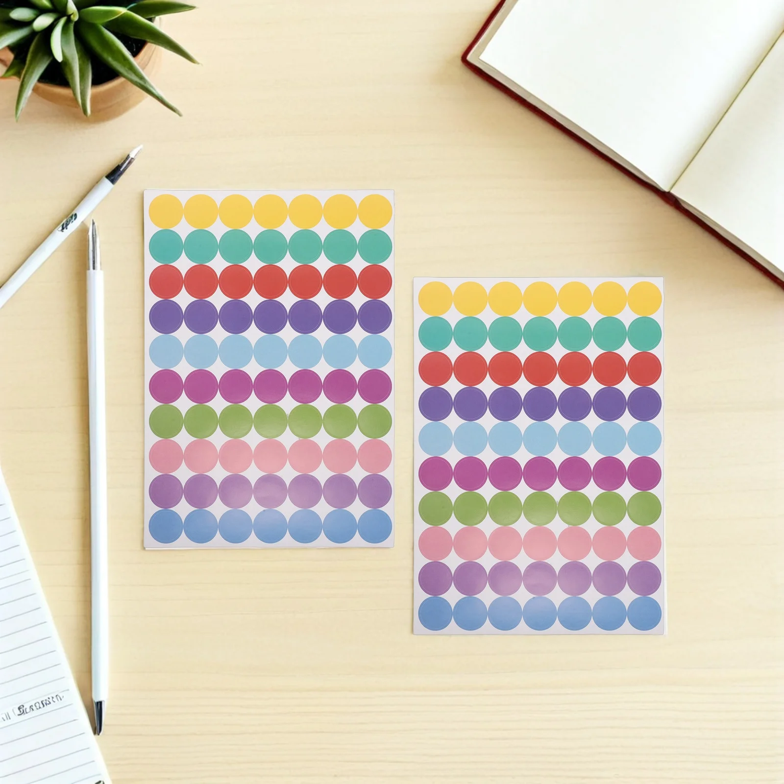 20 Sheets Colored Circle Stickers 10 Bright Hues Dot Labels for Coding Marking DIY Projects School Home Organization
20 Sheets Colored Circle Stickers 10 Bright Hues Dot Labels for Coding Marking DIY Projects School Home Organization