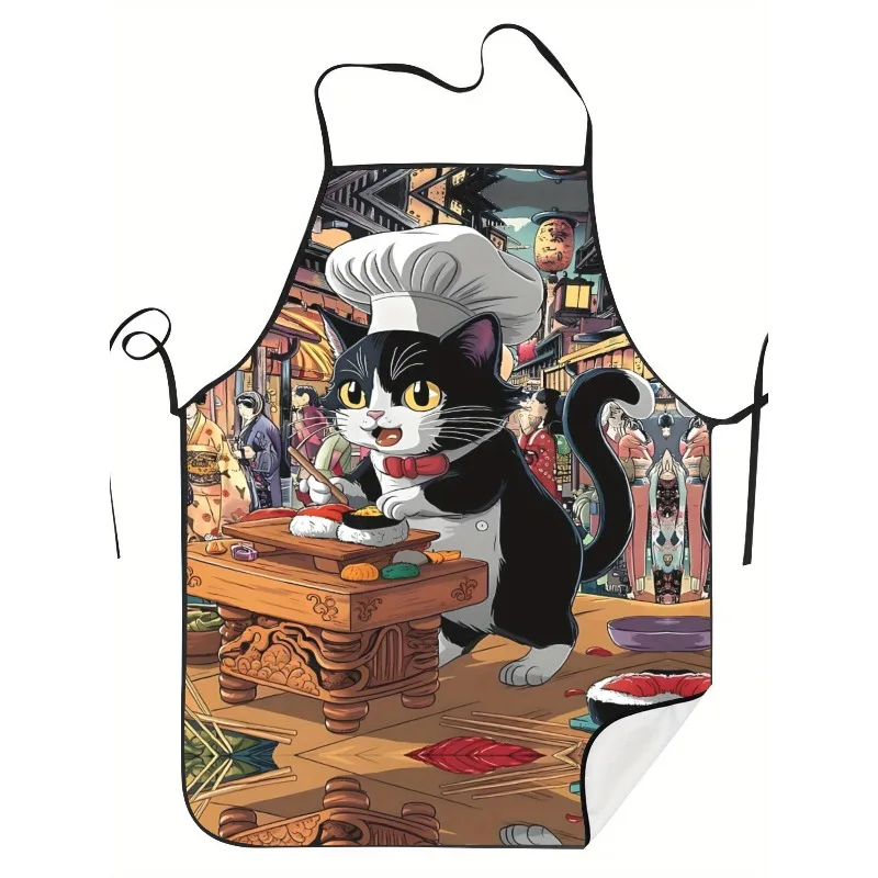 Funny Sushi Chef Cat Cartoon Kitchen Apron Japanese Food Cooking Design Linen Bibs Chef Aprons Multi Sizes Home Decor Gift
Funny Sushi Chef Cat Cartoon Kitchen Apron Japanese Food Cooking Design Linen Bibs Chef Aprons Multi Sizes Home Decor Gift