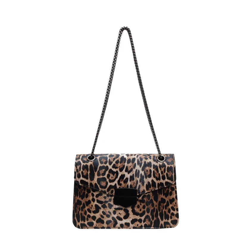 Women Chain Messenger Bag Fashion Leopard Small Square Leather Flap Crossbody Bag Brand Ladies Commuter Shoulder Brown Handbag
Women Chain Messenger Bag Fashion Leopard Small Square Leather Flap Crossbody Bag Brand Ladies Commuter Shoulder Brown Handbag