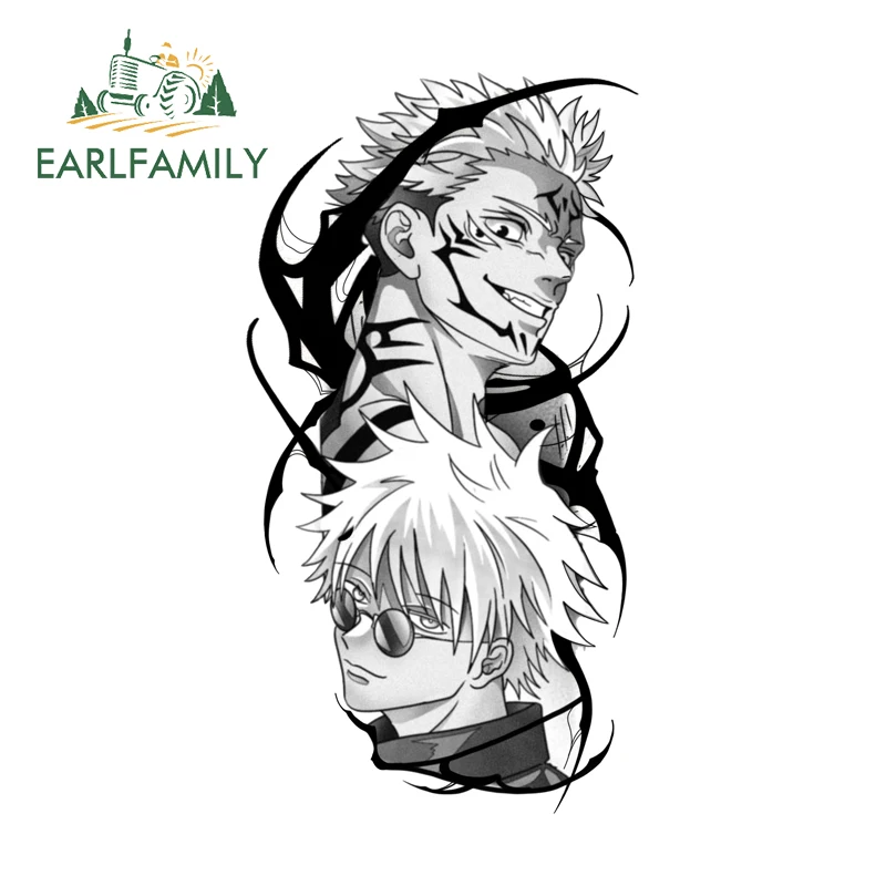 EARLFAMILY Ryomen Sukuna X Gojo Satoru Creative Car Stickers Anime Tattoo Original Scratch-Proof Decal Waterproof Decoration
EARLFAMILY Ryomen Sukuna X Gojo Satoru Creative Car Stickers Anime Tattoo Original Scratch-Proof Decal Waterproof Decoration