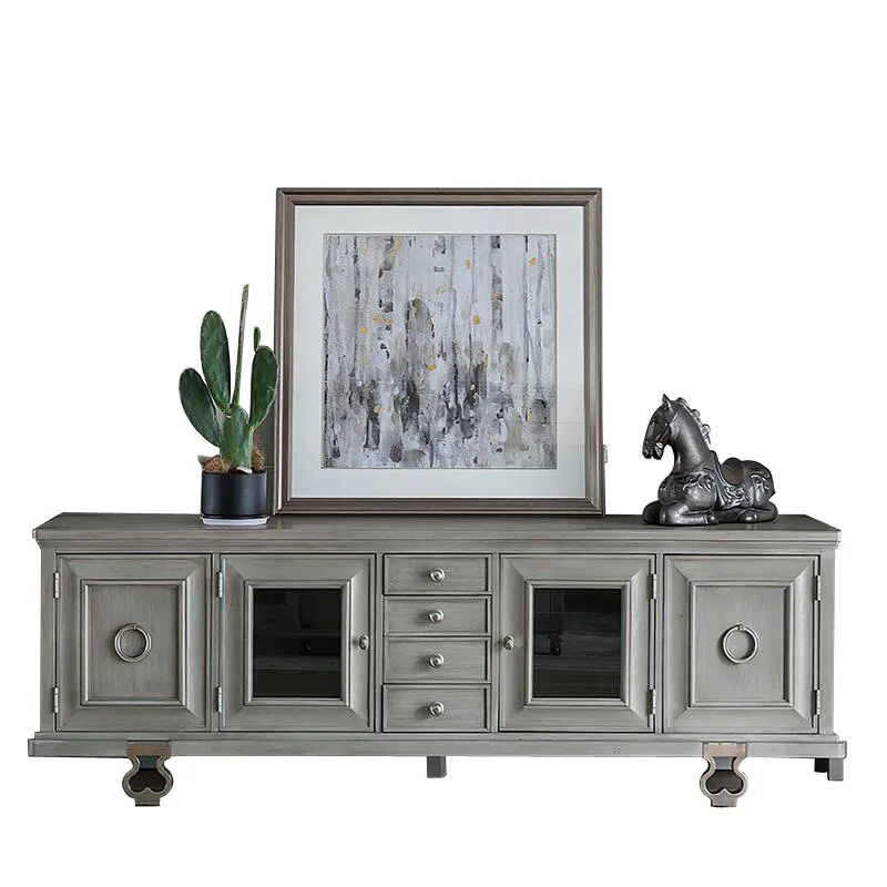 American light luxury living room solid wood TV cabinet modern light luxury household multi-functional storage floor cabinet
American light luxury living room solid wood TV cabinet modern light luxury household multi-functional storage floor cabinet