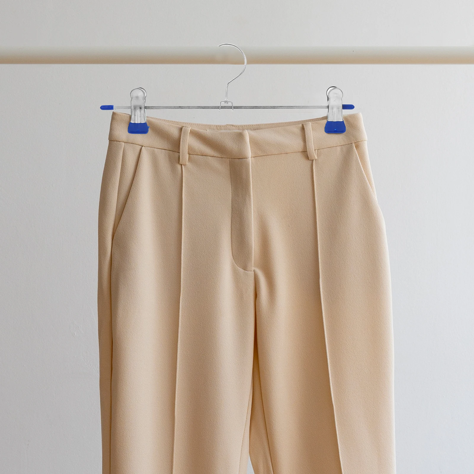 10 Pcs Metal Pants Hangers Adjustable Clips 360 Degree Hook Blue Pant Rack Skirt Hanger Clothes Storage Closet ganization
10 Pcs Metal Pants Hangers Adjustable Clips 360 Degree Hook Blue Pant Rack Skirt Hanger Clothes Storage Closet ganization