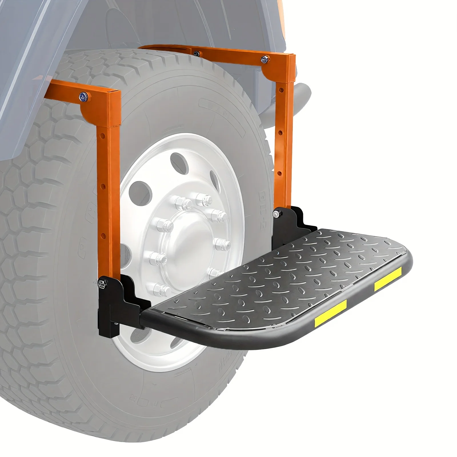 Collapsible Orange Wheel Chocks Designed for Heavy-Duty Use | Supports Up to 300 Lbs | Features Shark Jaw Skid Resistance | Adjustable to Fit Tires from 10.2" to 14.4" | Ideal for SUV/RV Truck Equipment
Collapsible Orange Wheel Chocks Designed for Heavy-Duty Use | Supports Up to 300 Lbs | Features Shark Jaw Skid Resistance | Adjustable to Fit Tires from 10.2" to 14.4" | Ideal for SUV/RV Truck Equipment