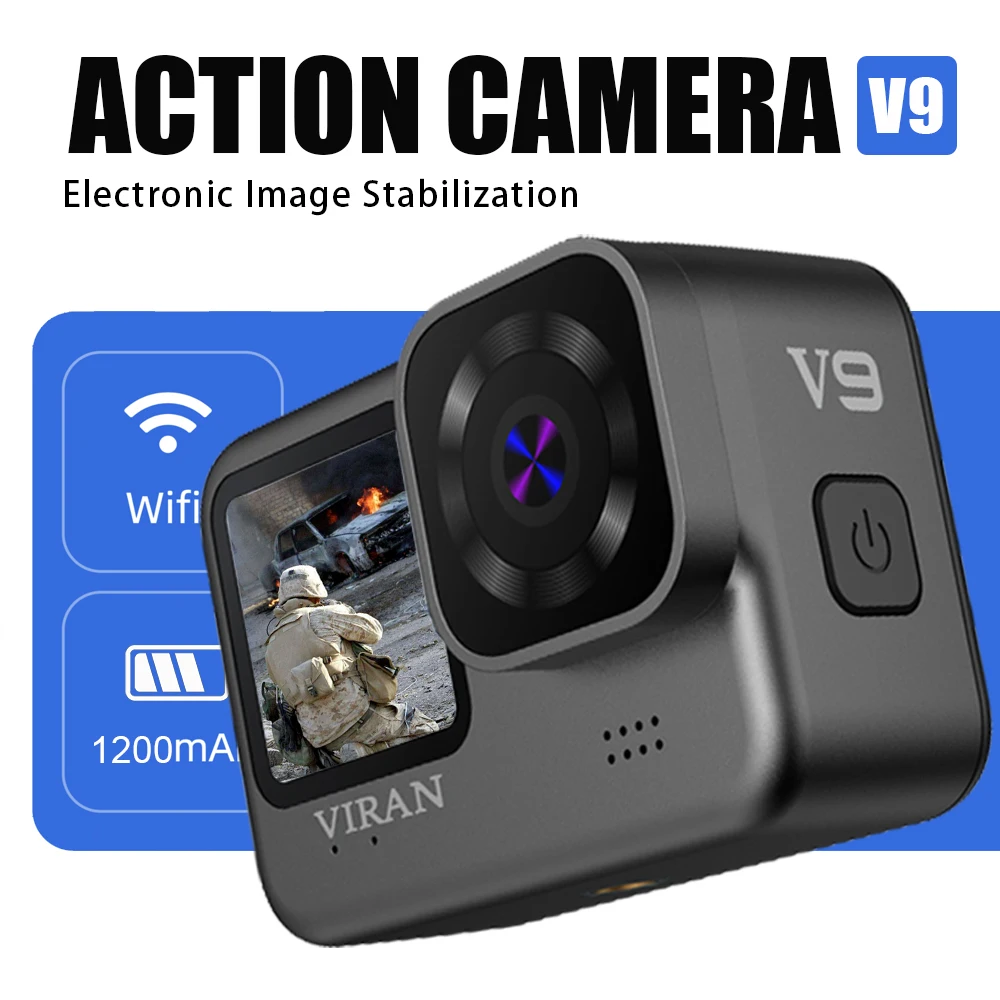 CERASTES V11 v9 5K 4K60FPS WiFi Anti-shake Action Camera With Remote Control Screen Waterproof Sport Camera drive recorder
CERASTES V11 v9 5K 4K60FPS WiFi Anti-shake Action Camera With Remote Control Screen Waterproof Sport Camera drive recorder