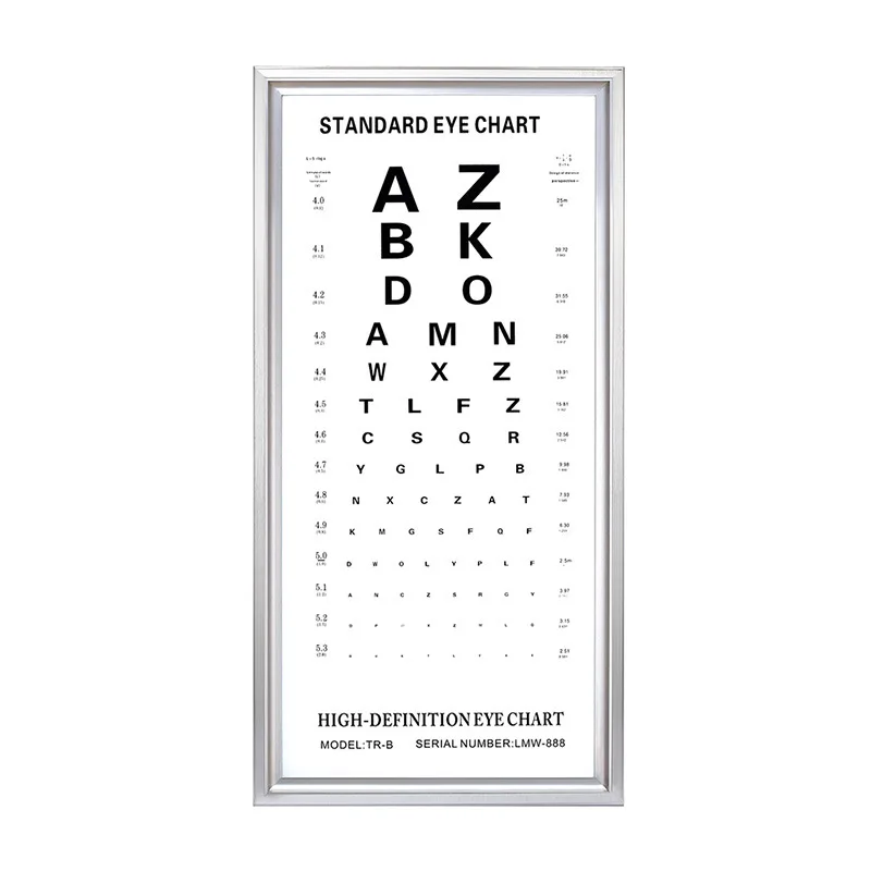 Optical Vision Testing Instruments LED Eye Visual Chart for Glasses Stores Optotypes Visual Acuity Chart Eye Test 2.5M
Optical Vision Testing Instruments LED Eye Visual Chart for Glasses Stores Optotypes Visual Acuity Chart Eye Test 2.5M