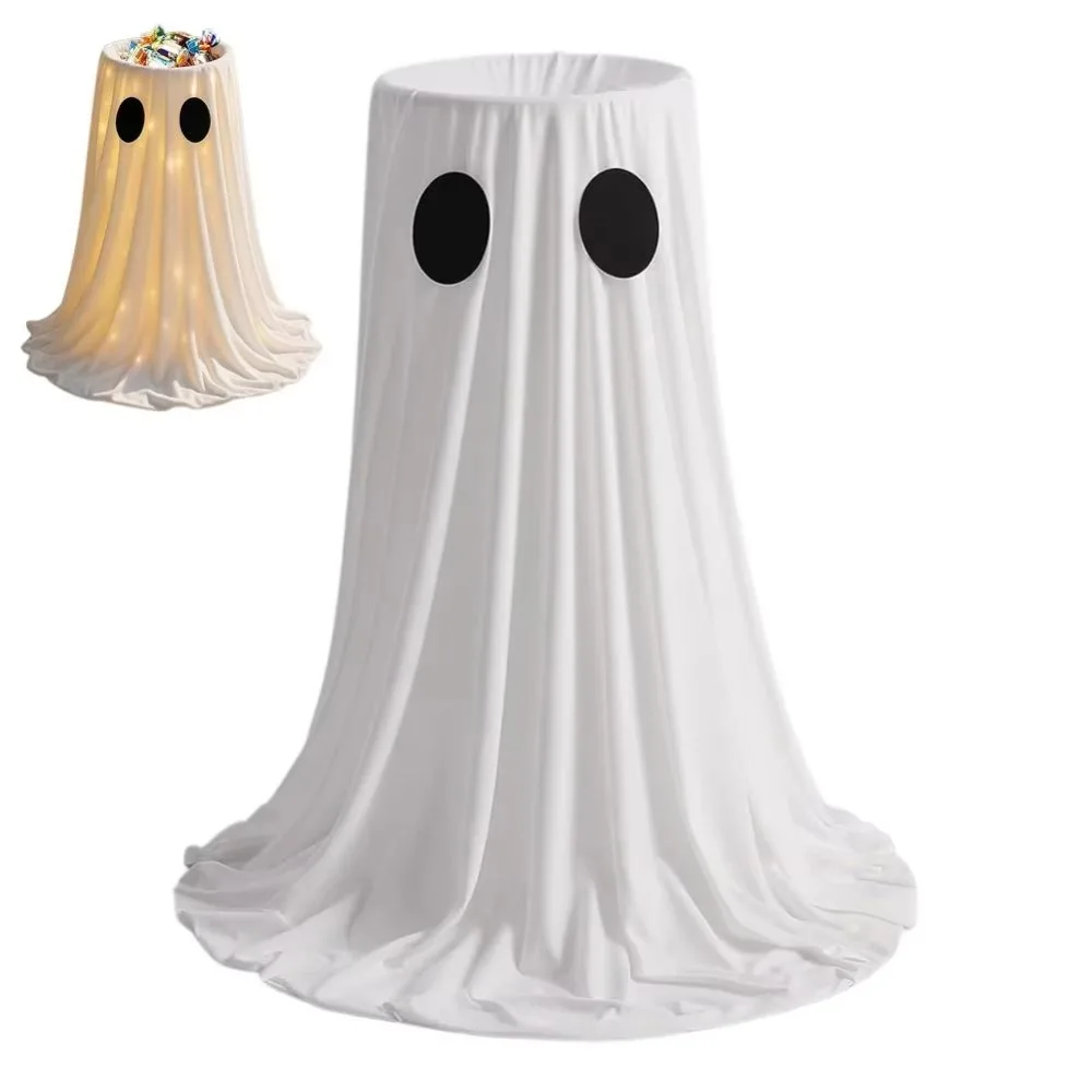Standing Halloween Glowing Ghost Treat Bucket Height-adjustable Reusable Halloween Candy Holder Luminous Halloween Ornament Yard
Standing Halloween Glowing Ghost Treat Bucket Height-adjustable Reusable Halloween Candy Holder Luminous Halloween Ornament Yard