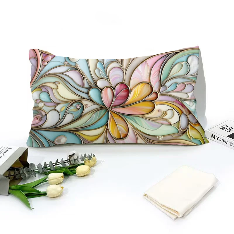 Colorful Stained Glass Pattern Pillowcase for a Dreamy Bed Bedroom Living Room Sofa Cushion Cover
Colorful Stained Glass Pattern Pillowcase for a Dreamy Bed Bedroom Living Room Sofa Cushion Cover