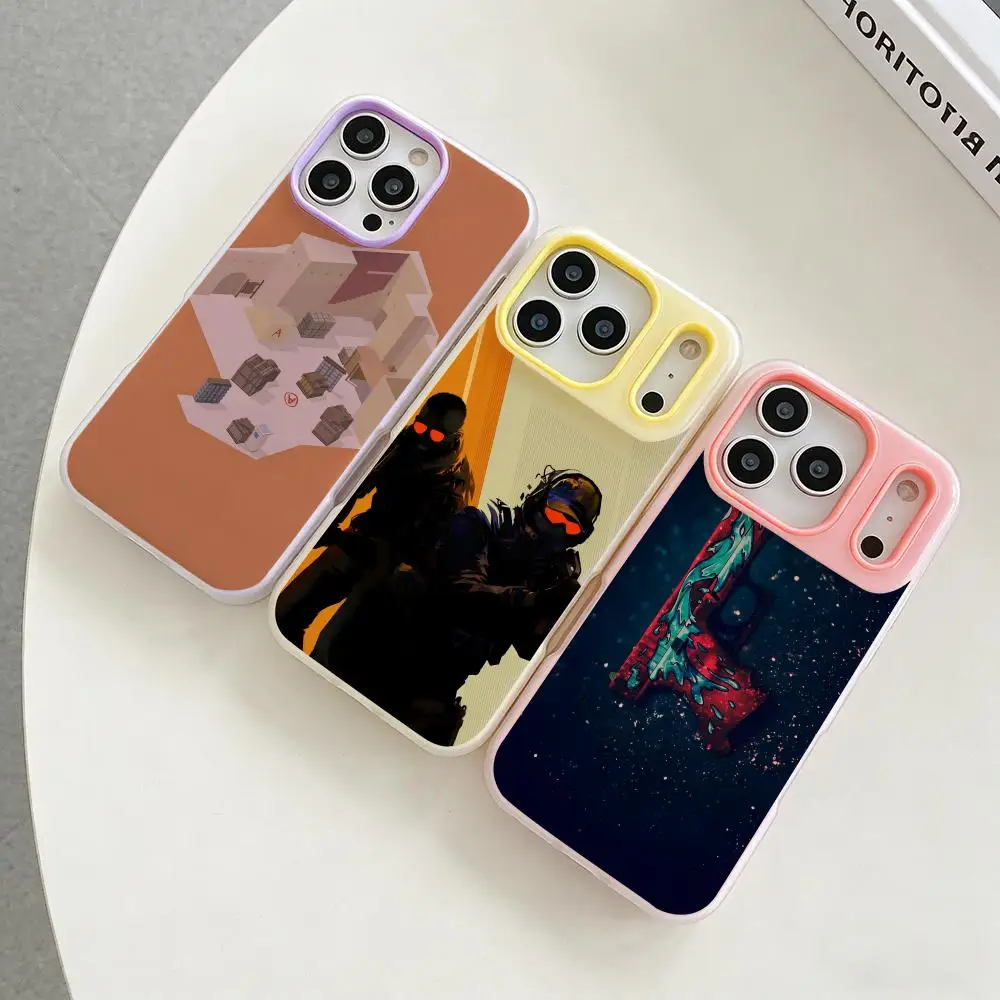 Game C-Counter-S-Strike Phone Case Colorful 2‑in‑1 Jelly Matte Clear Full Protection Case For iPhone 11‑17 Series
Game C-Counter-S-Strike Phone Case Colorful 2‑in‑1 Jelly Matte Clear Full Protection Case For iPhone 11‑17 Series