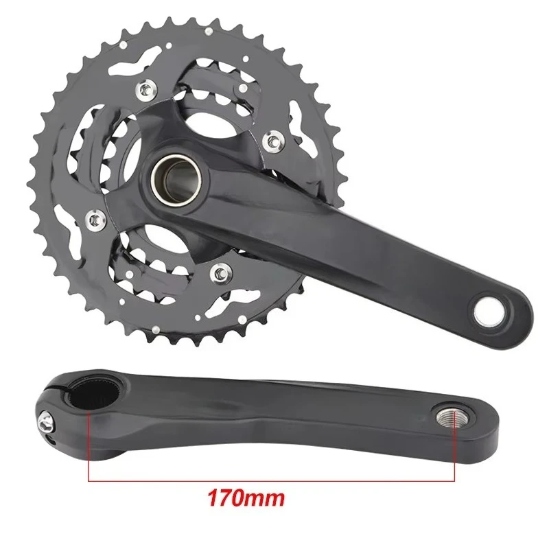 170mm 27/30 Speed MTB Bicycle Parts 3-Gear Hollow Integrated Chainwheel Crank Sprocket 24-32-42T Mountain Bike CrankSet
170mm 27/30 Speed MTB Bicycle Parts 3-Gear Hollow Integrated Chainwheel Crank Sprocket 24-32-42T Mountain Bike CrankSet