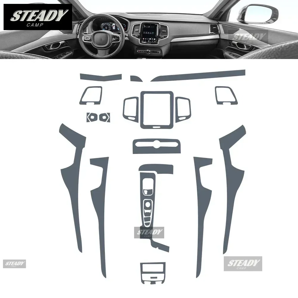 For Volvo XC90 Recharge 2019-2024 Car interior Center console transparent TPU Paint protective film Anti scratch sticker LCD PPF
For Volvo XC90 Recharge 2019-2024 Car interior Center console transparent TPU Paint protective film Anti scratch sticker LCD PPF