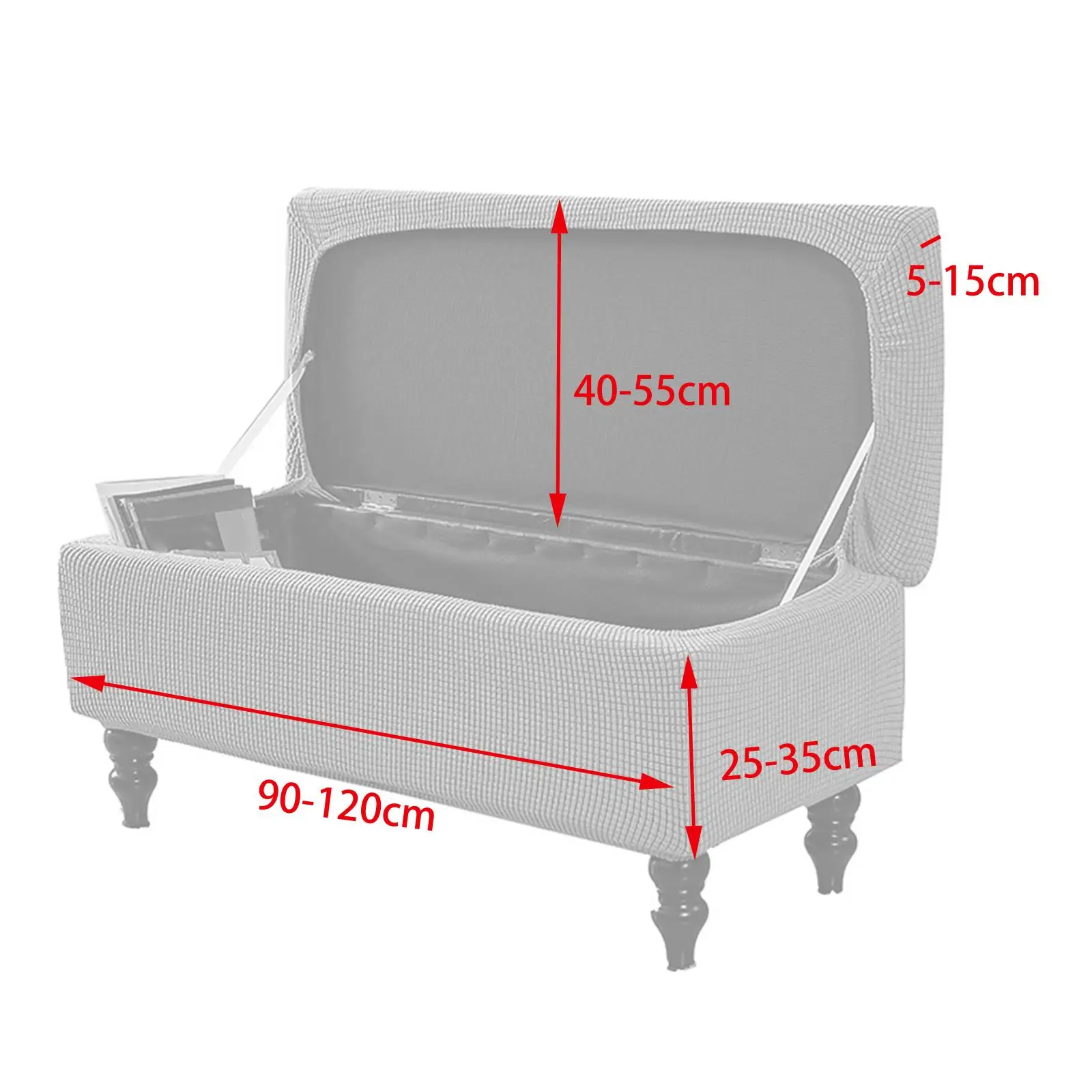 Rectangle Ottoman Slipcover Storage Ottoman Slipcovers for Most Hinged Lid Storage Ottoman
Rectangle Ottoman Slipcover Storage Ottoman Slipcovers for Most Hinged Lid Storage Ottoman