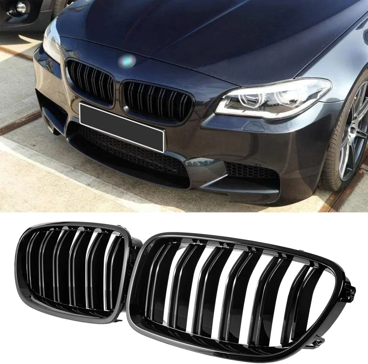 Глянцевый черный передний бампер, решетка для почек, подходит для BMW F10 F11 M5 2010-2016, сменный Стайлинг автомобиля 51137261356,51137203650
Глянцевый черный передний бампер, решетка для почек, подходит для BMW F10 F11 M5 2010-2016, сменный Стайлинг автомобиля 51137261356,51137203650