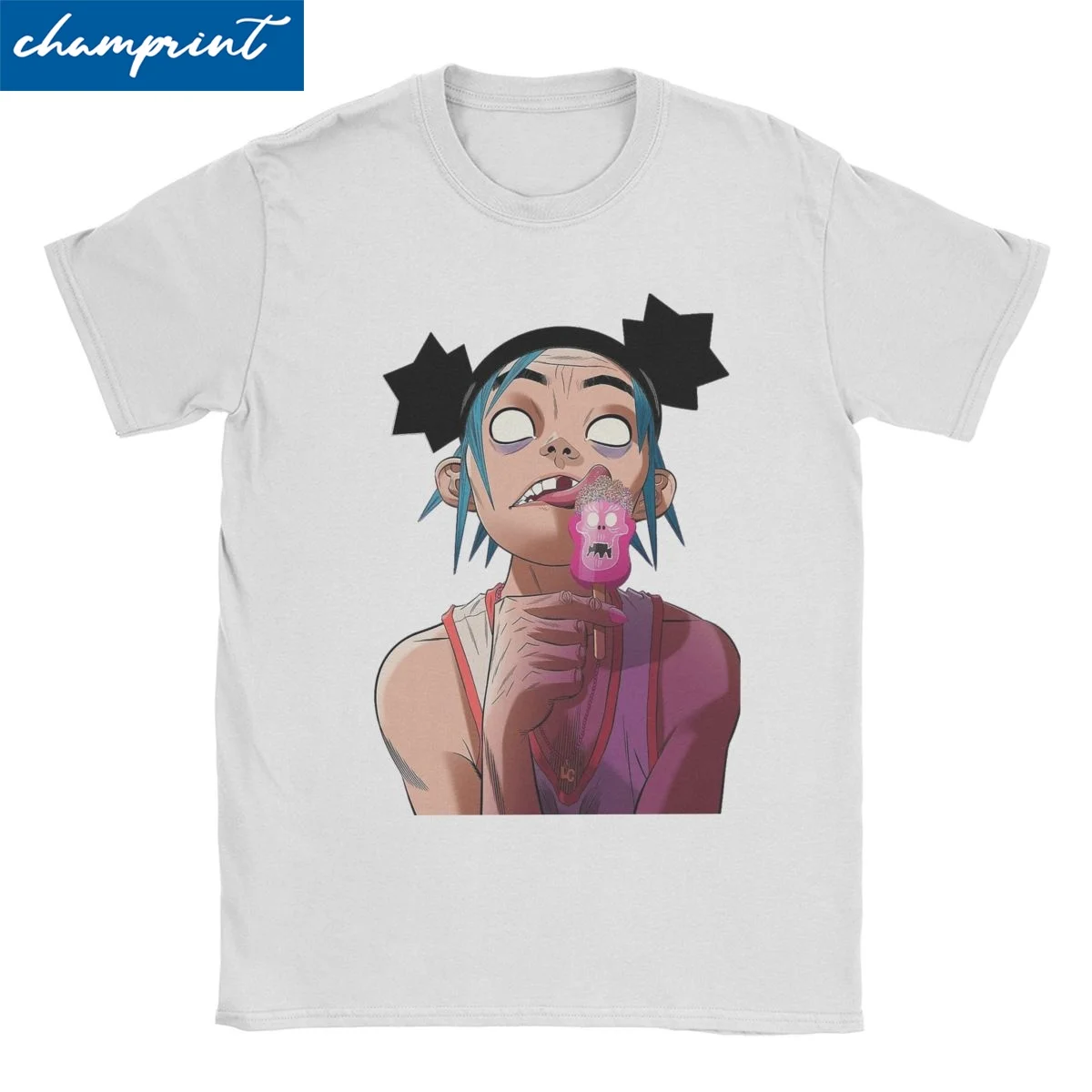 Gorillaz Ice Cream T Shirt Men Women's Pure Cotton Novelty T-Shirts Round Collar Rock Tee Shirt Short Sleeve Clothes Summer
Gorillaz Ice Cream T Shirt Men Women's Pure Cotton Novelty T-Shirts Round Collar Rock Tee Shirt Short Sleeve Clothes Summer