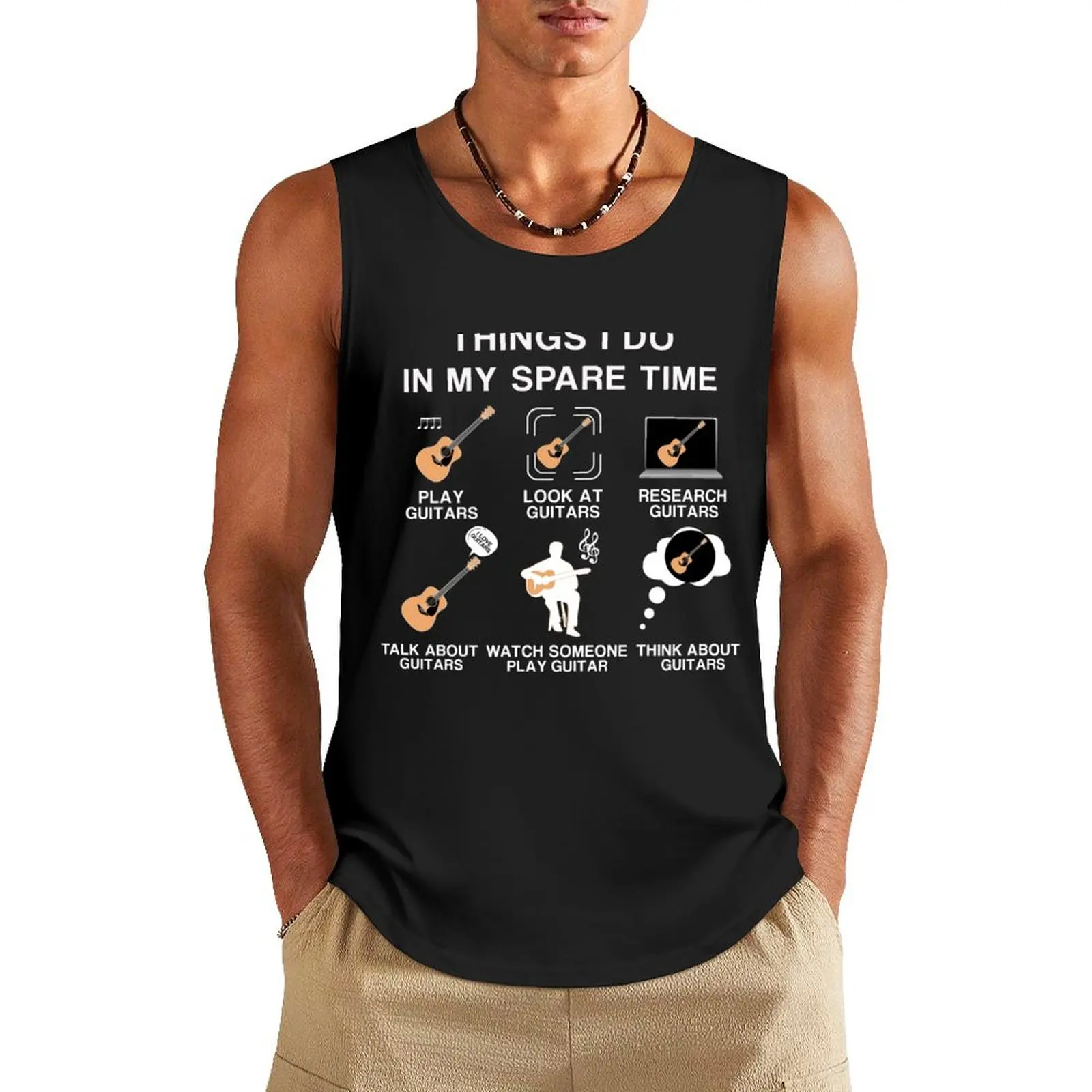 THINGS I DO IN MY SPARE TIME FUNNY GUITAR PLAYER GIFT FOR GUITAR LOVER MENS AND WOMENS Tank Top Men's gym clothing
THINGS I DO IN MY SPARE TIME FUNNY GUITAR PLAYER GIFT FOR GUITAR LOVER MENS AND WOMENS Tank Top Men's gym clothing
