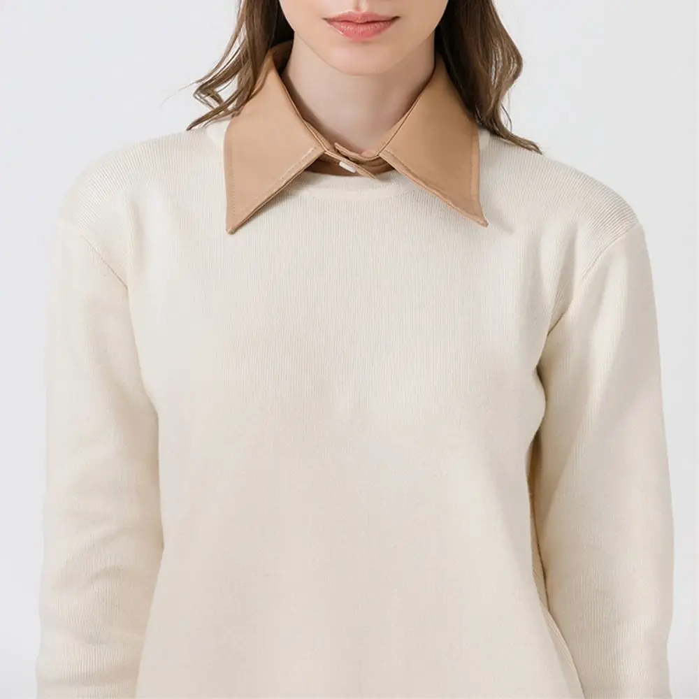 Classic PU Leather Shirt Fake Collar Fashion Women Blouse False Collar Neck Shoulder Wraps Detachable Clothes Accessories
Classic PU Leather Shirt Fake Collar Fashion Women Blouse False Collar Neck Shoulder Wraps Detachable Clothes Accessories