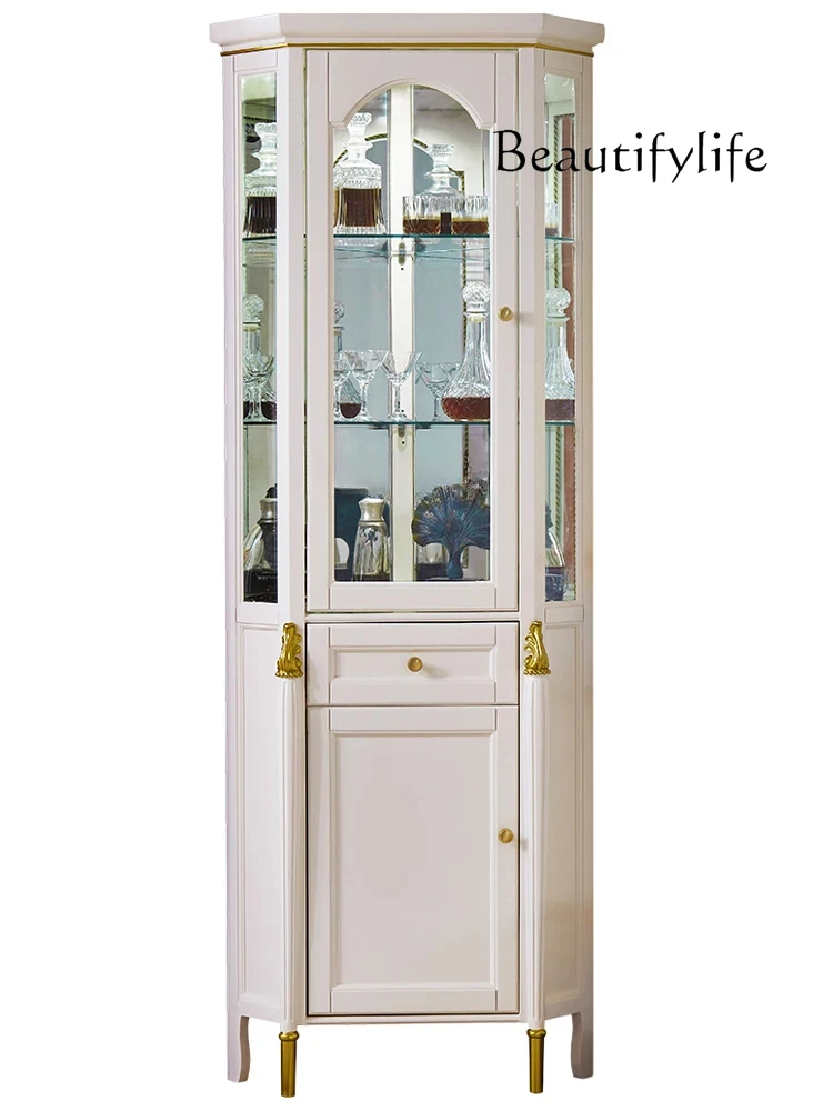 Sideboard Cabinet Solid Wood Corner Cabinet Wall Dining Room Corner Cabinet Triangle Wine Glass Door
Sideboard Cabinet Solid Wood Corner Cabinet Wall Dining Room Corner Cabinet Triangle Wine Glass Door