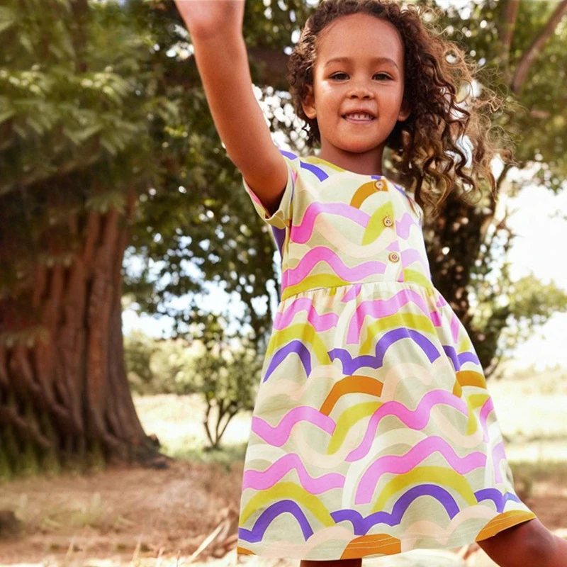 2025 European Style Toddler Girls Dress Knit Cotton Princess Summer Dress Round Neck Short Sleeve Party Dress for 2-6 Years Kids
2025 European Style Toddler Girls Dress Knit Cotton Princess Summer Dress Round Neck Short Sleeve Party Dress for 2-6 Years Kids