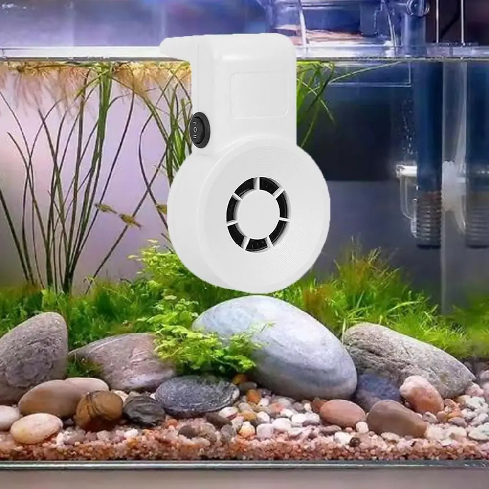 Small Fish Tanks Cooler 2 Wind Speed Wall Mounted Fish Tank Cooling Fan Silent Low Voltage Aquariums Cooling Fan for Home
Small Fish Tanks Cooler 2 Wind Speed Wall Mounted Fish Tank Cooling Fan Silent Low Voltage Aquariums Cooling Fan for Home