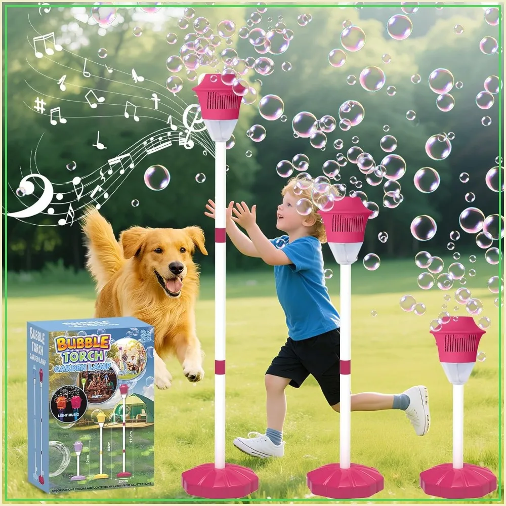 Automatic Standing Bubble Machine, Height Adjustable Up to 47 Inches, Outdoor Battery Powered with Light and Music, Birthday Party Gift
Automatic Standing Bubble Machine, Height Adjustable Up to 47 Inches, Outdoor Battery Powered with Light and Music, Birthday Party Gift