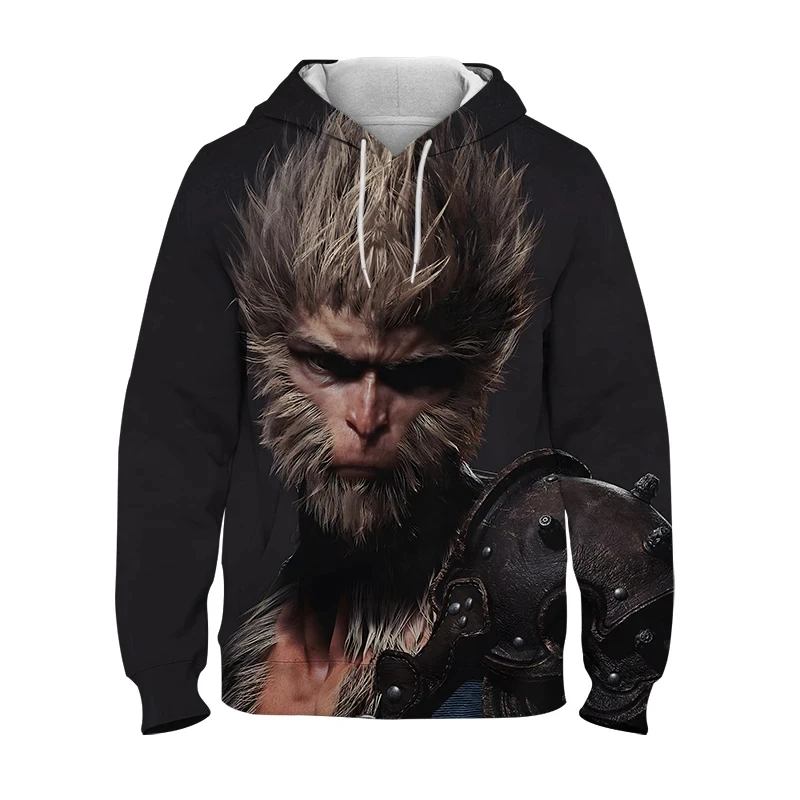 Black Myth wu kong Pattern Men's Casual 3D Printing Printed Hooded Sweatshirt Long sleeved Pullover with Pockets
Black Myth wu kong Pattern Men's Casual 3D Printing Printed Hooded Sweatshirt Long sleeved Pullover with Pockets