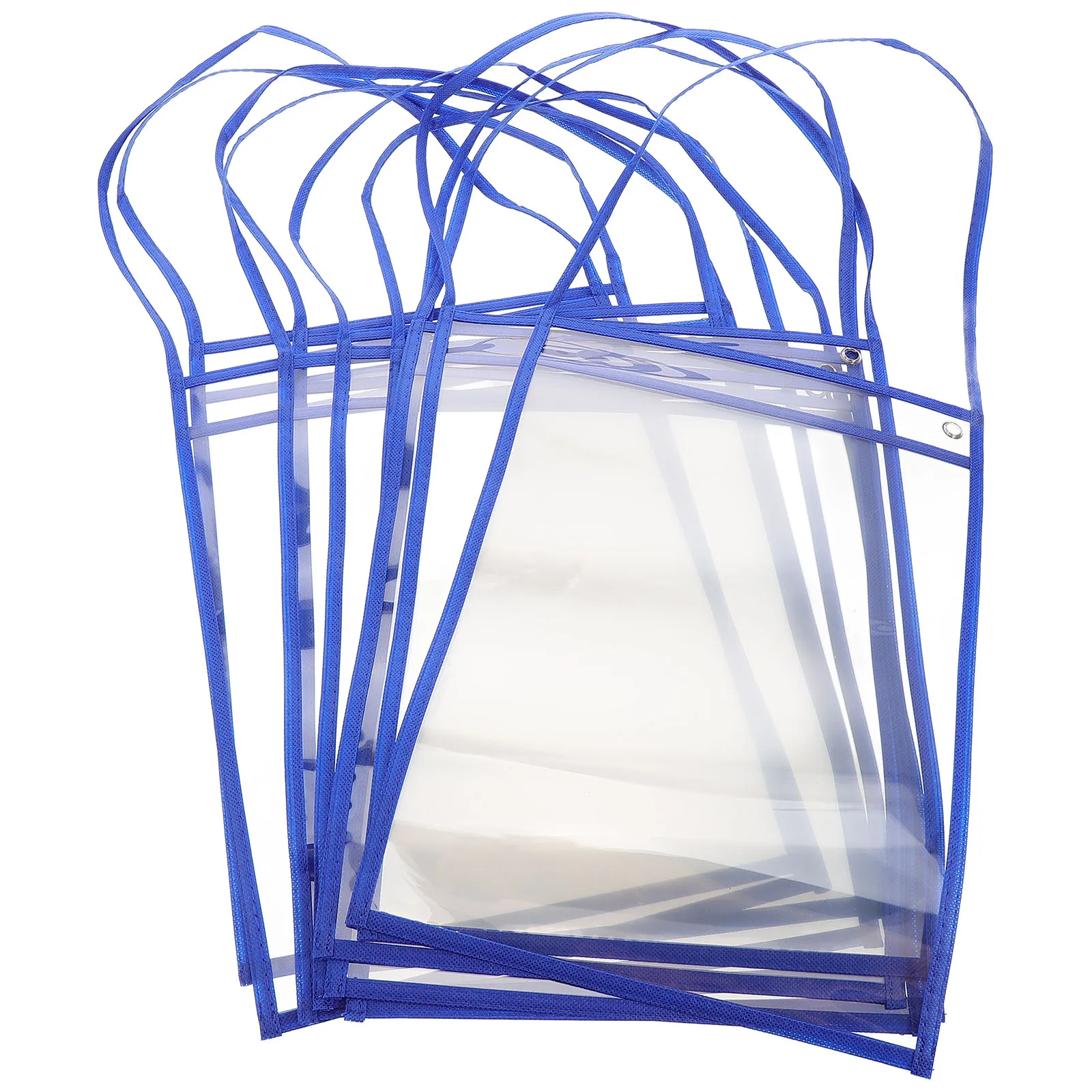 10 Pcs File Bags Blue Single Pocket Clear Reusable Office Home Travel Document Holders Work Order Storage Organizers Folder 
10 Pcs File Bags Blue Single Pocket Clear Reusable Office Home Travel Document Holders Work Order Storage Organizers Folder