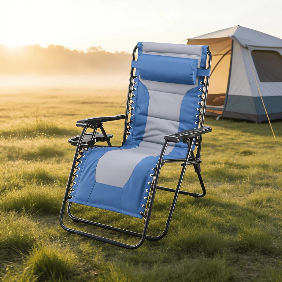 Oversized Zero Gravity Chair, 30' Wide Patio Recliner, Padded Foldable Outdoor Lounge Chair with Cup Holder, Supports 400 LBS
Oversized Zero Gravity Chair, 30' Wide Patio Recliner, Padded Foldable Outdoor Lounge Chair with Cup Holder, Supports 400 LBS