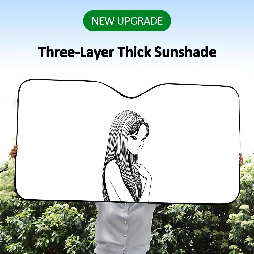 Horror C-Complete Comics GIRLS black white Sun Visor Daily Car Sun Visor Aluminum Foil Heat Insulation UV Protection
Horror C-Complete Comics GIRLS black white Sun Visor Daily Car Sun Visor Aluminum Foil Heat Insulation UV Protection