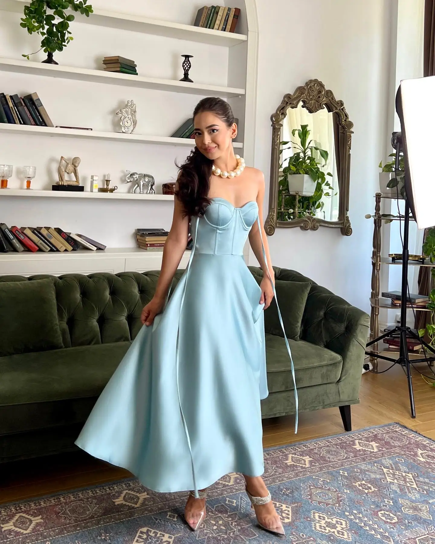 Customized Temperament Satin Evening Dresses High Quality Sleeveless Sweetheart Cocktail Dress Custom Made Celebrity Gowns
Customized Temperament Satin Evening Dresses High Quality Sleeveless Sweetheart Cocktail Dress Custom Made Celebrity Gowns